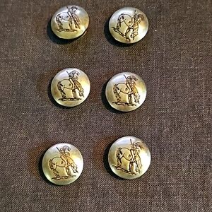 Silver button covers